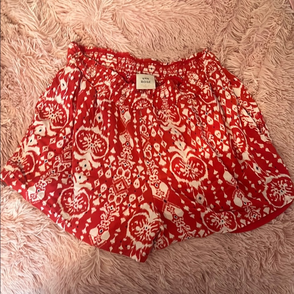 Target- Red and White Shorts